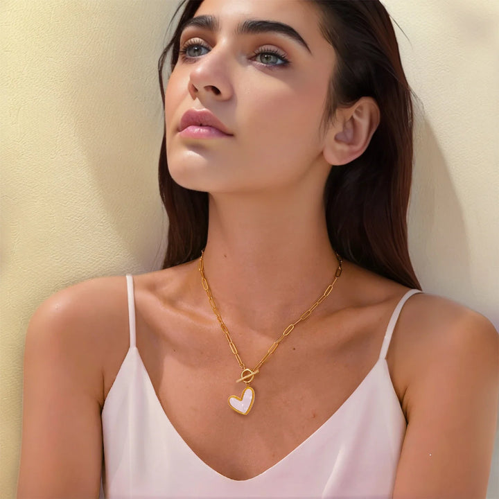 The Pure Serenity Heart Pendant