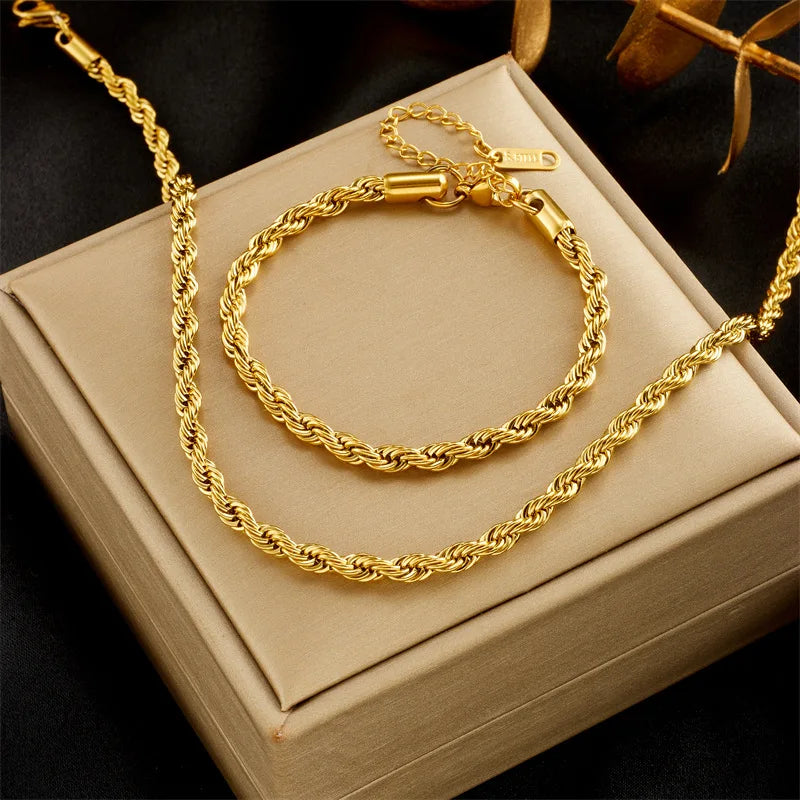 Simple Rope Chain Set
