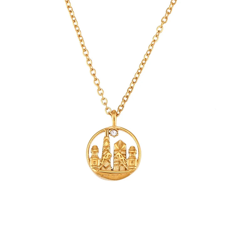 18k City Necklaces