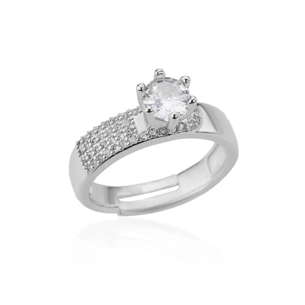 Norisse Elegant Halo Accent Ring