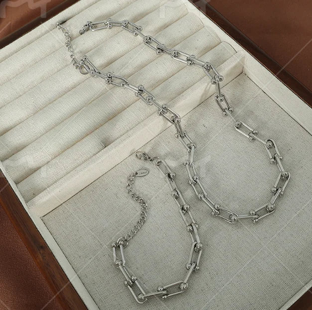 Thick Chain Jewelry Set
