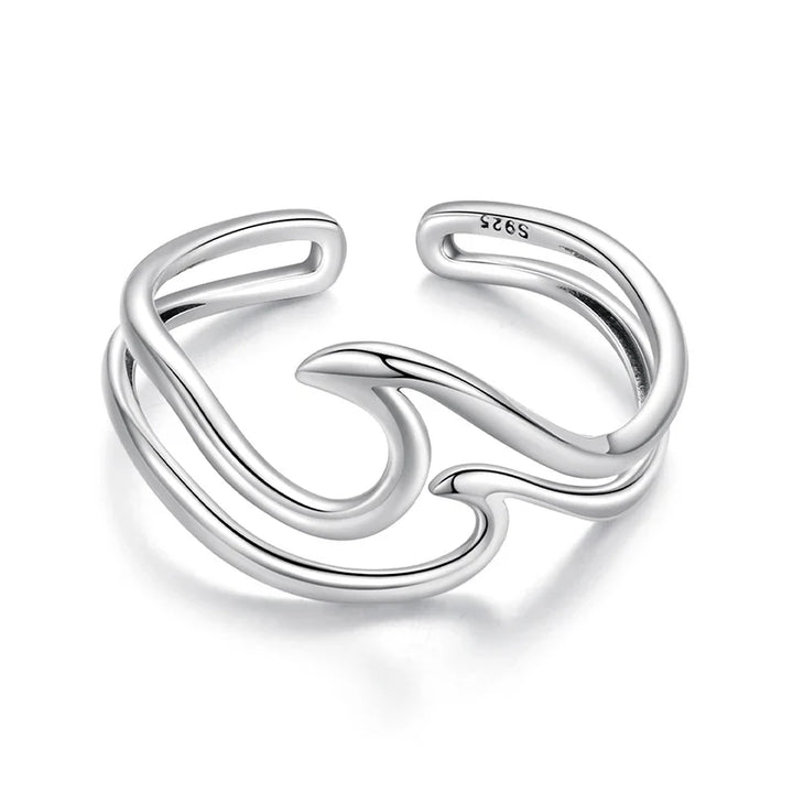 Gifted Tide Silver Ring
