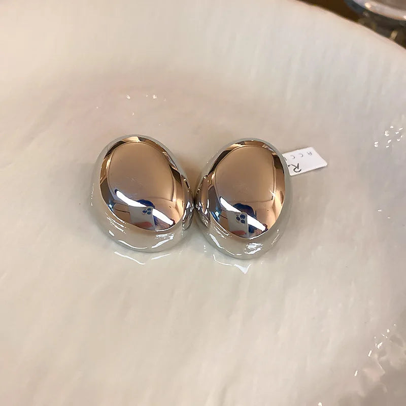 Catalina Bold Oval Statement Studs