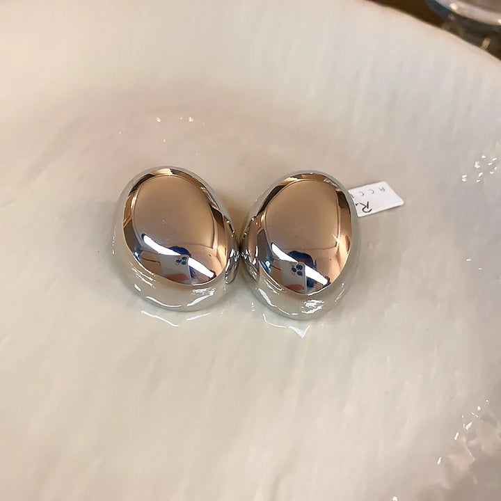 Catalina Bold Oval Statement Studs