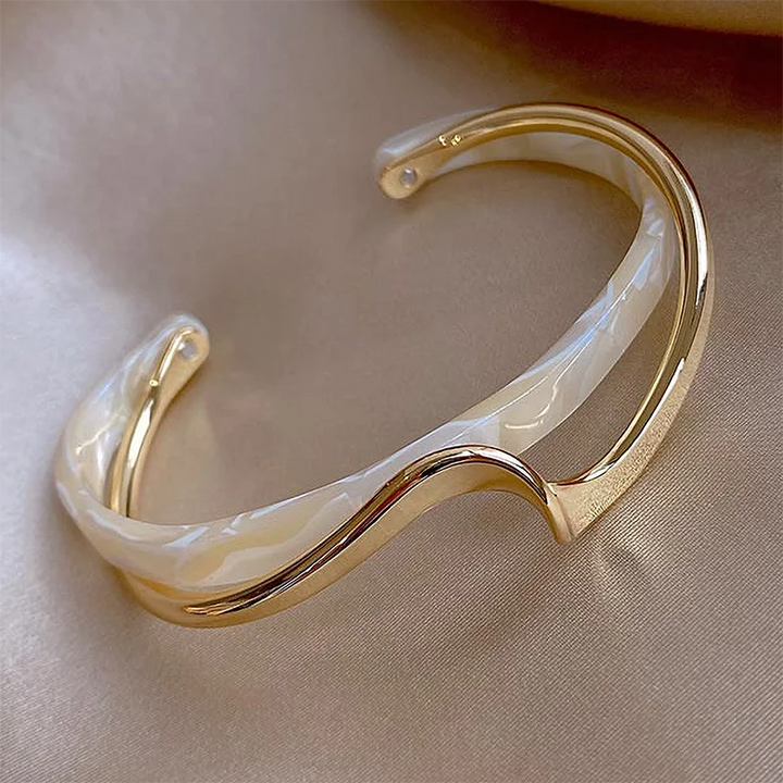 Adriana Wave Frame Bracelet