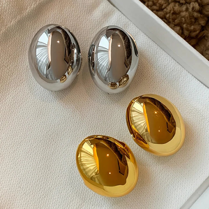 Catalina Bold Oval Statement Studs