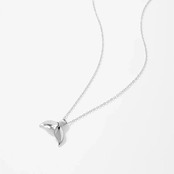 Whale Tail 925 Sterling Silver Necklace