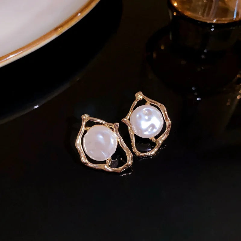 Camille Pearl Drop Earrings