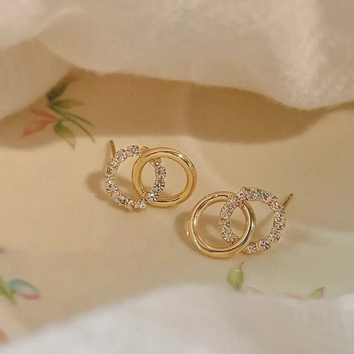 Velora Interlock Stud Earrings