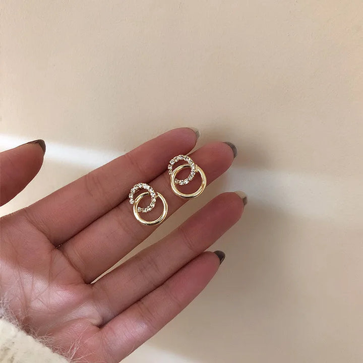 Velora Interlock Stud Earrings