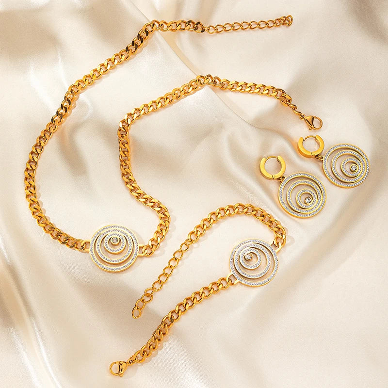 Vortex Pattern Jewelry Set