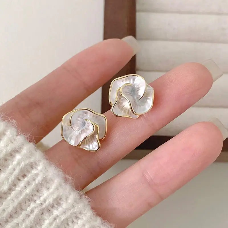 Virelle Sculpt Bloom Studs