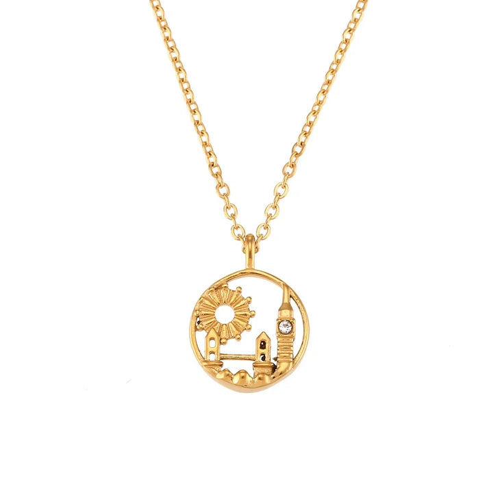 18k City Necklaces