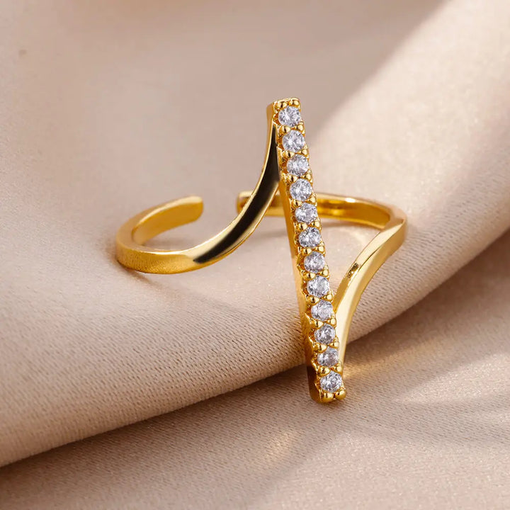 Brinley Pavé Wrap Ring