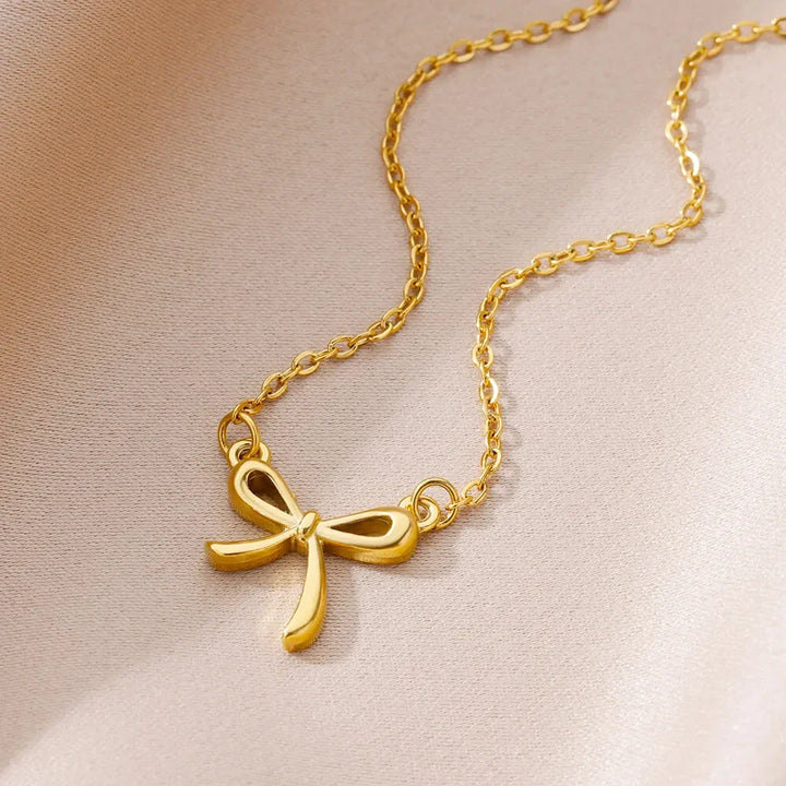 Norina Petite Ribbon Detail Necklace