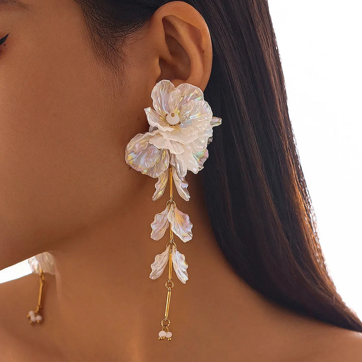 Alessira Ivory Bloom Earrings
