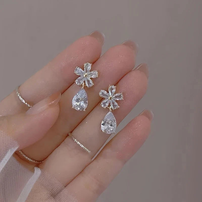 Vivienne Crystal Bloom Earrings