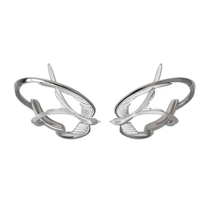 Becoming Pure Silver Earrings