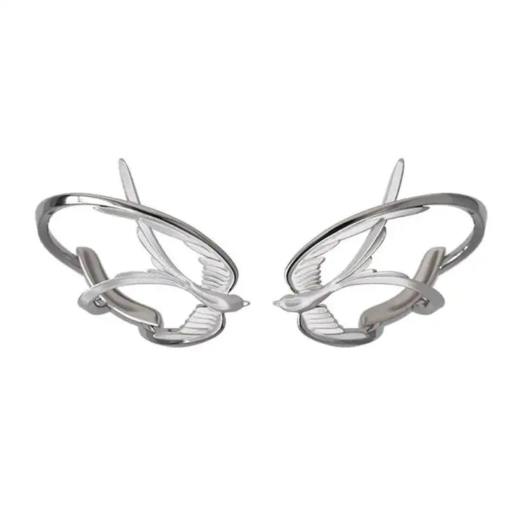 Becoming Pure Silver Earrings