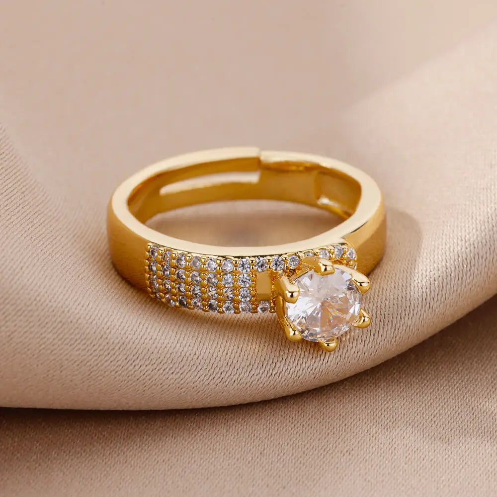 Norisse Elegant Halo Accent Ring