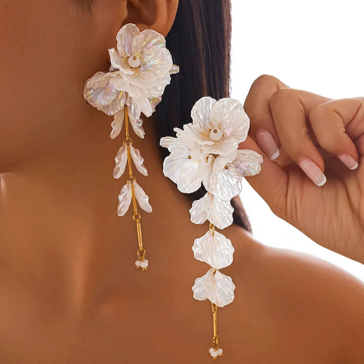 Alessira Ivory Bloom Earrings