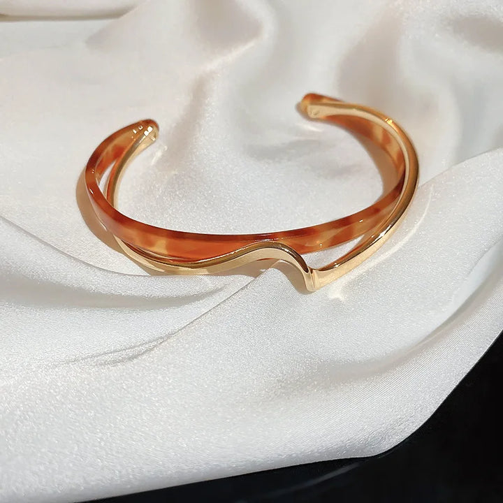 Adriana Wave Frame Bracelet