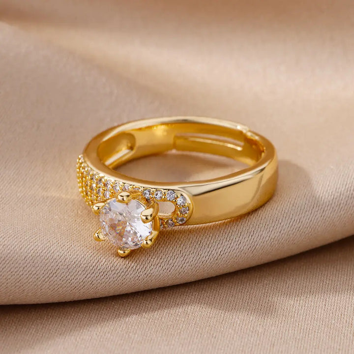 Norisse Elegant Halo Accent Ring