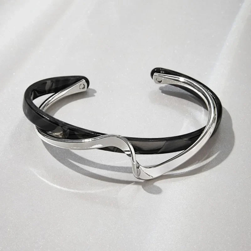 Adriana Wave Frame Bracelet