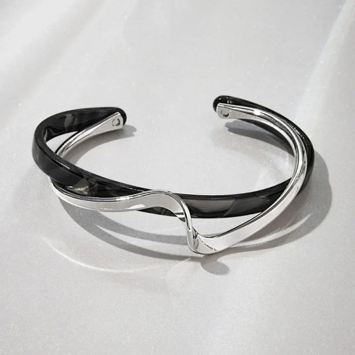 Adriana Wave Frame Bracelet
