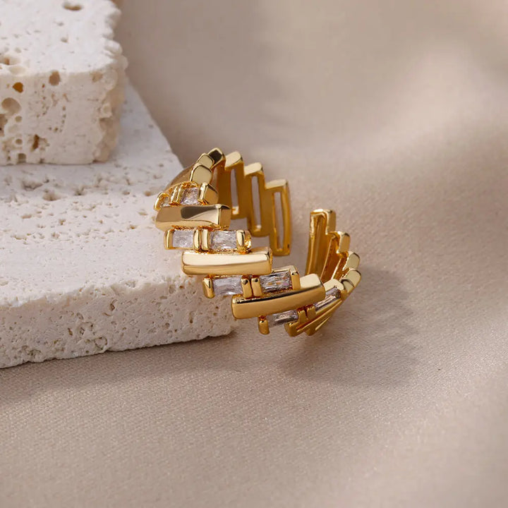 Mariselle Linear Baguette Accent Ring