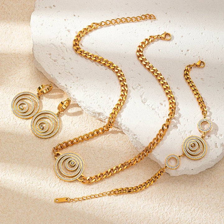 Vortex Pattern Jewelry Set