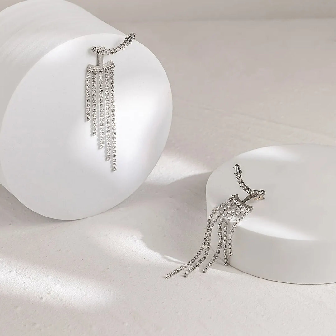 Elvaris Bridal Waterfall Earrings
