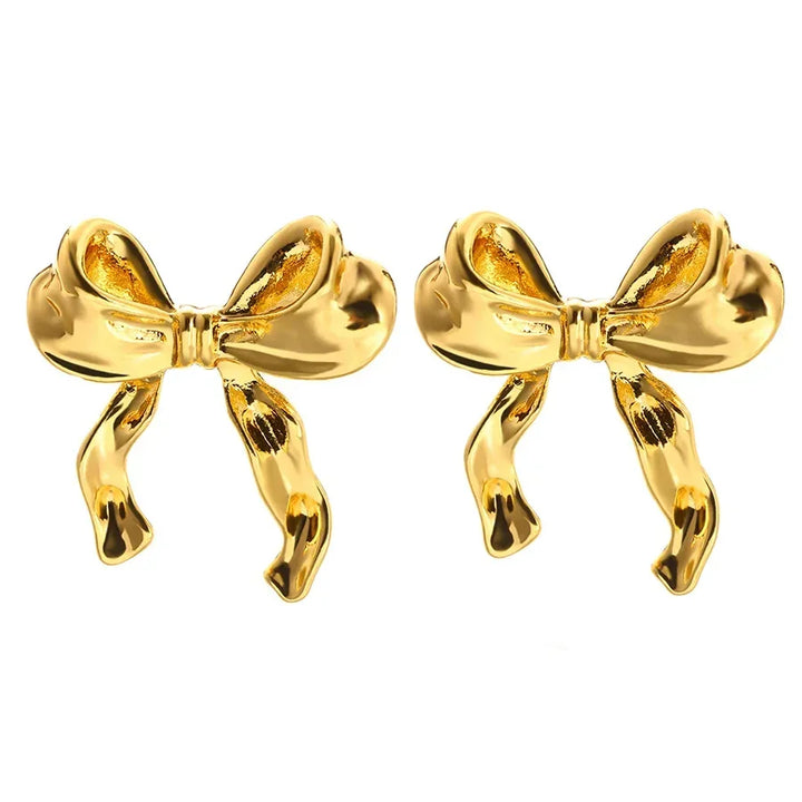 Elodie Bow Stud Earrings