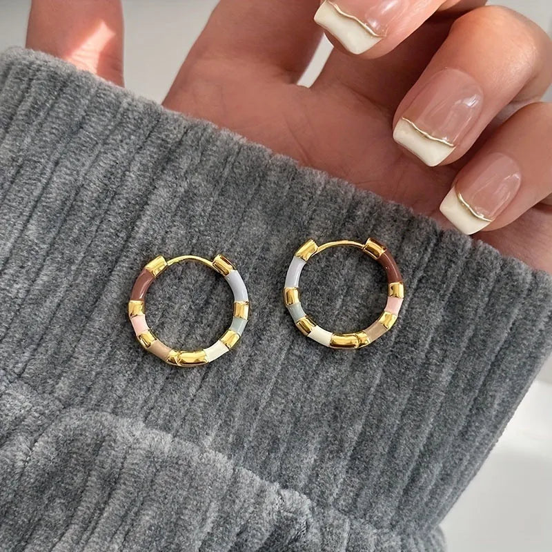 Soraya Multi-Tone Hoops