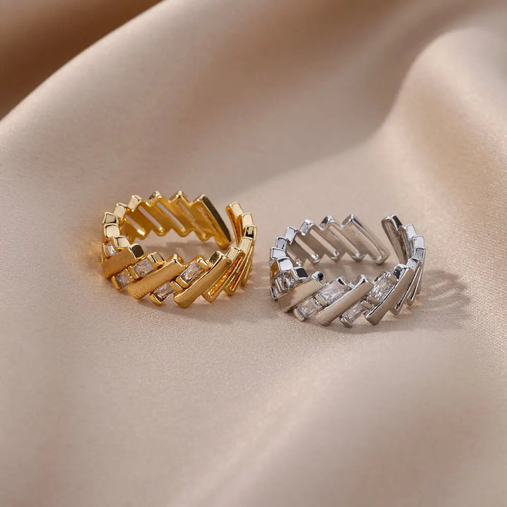 Mariselle Linear Baguette Accent Ring