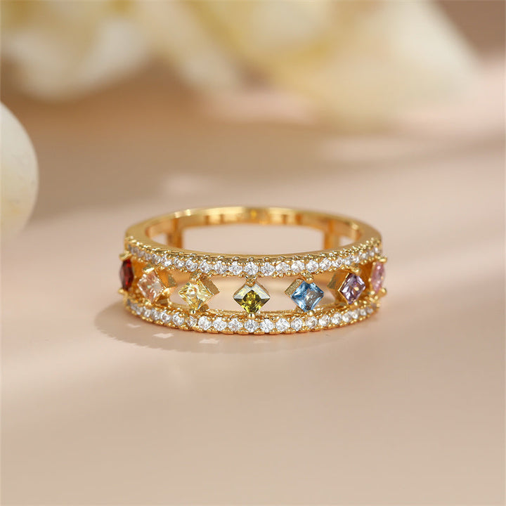 Prism Threads Ring