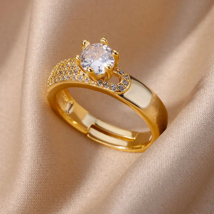 Norisse Elegant Halo Accent Ring
