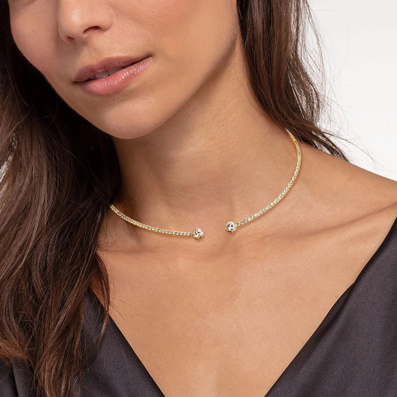 Heart Choker Necklace
