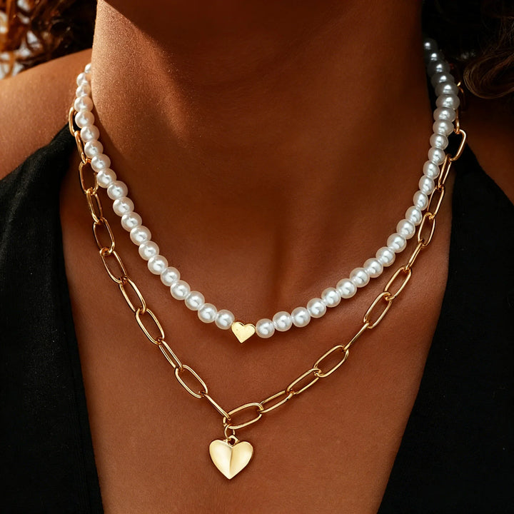 The Eternal Grace Pearl & Gold Duo