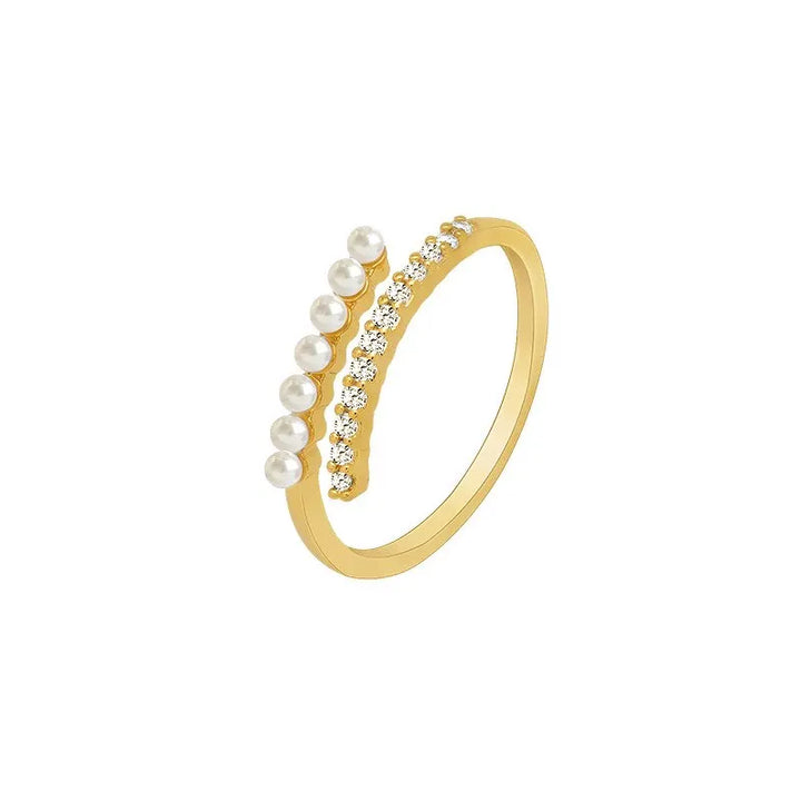Elvaris Pearl Accent Ring