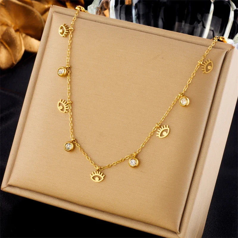 Evil Eye Charm Necklace