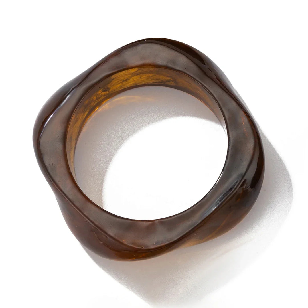 Marcelli Cocoa Curve Bracelets