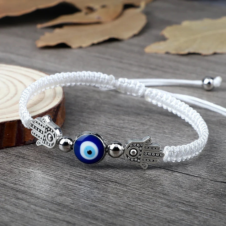 Braided Lucky Evil Eye Bracelets