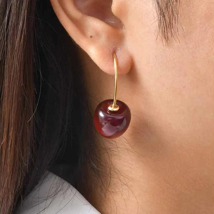 Cherry Pop Waterproof Earrings