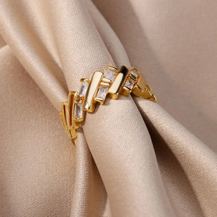 Mariselle Linear Baguette Accent Ring