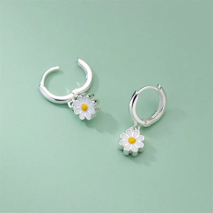 Selvara Daisy Drop Hoops