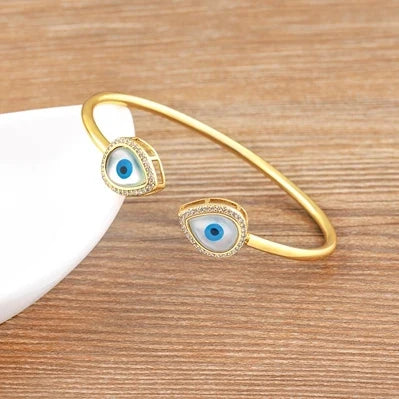 Open Evil Eye Bangles