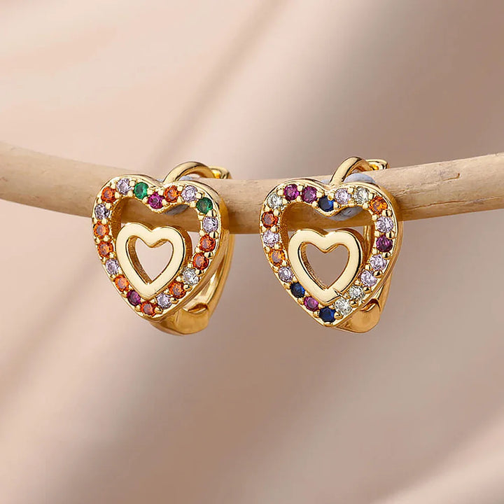Colette Hollow Heart Drops