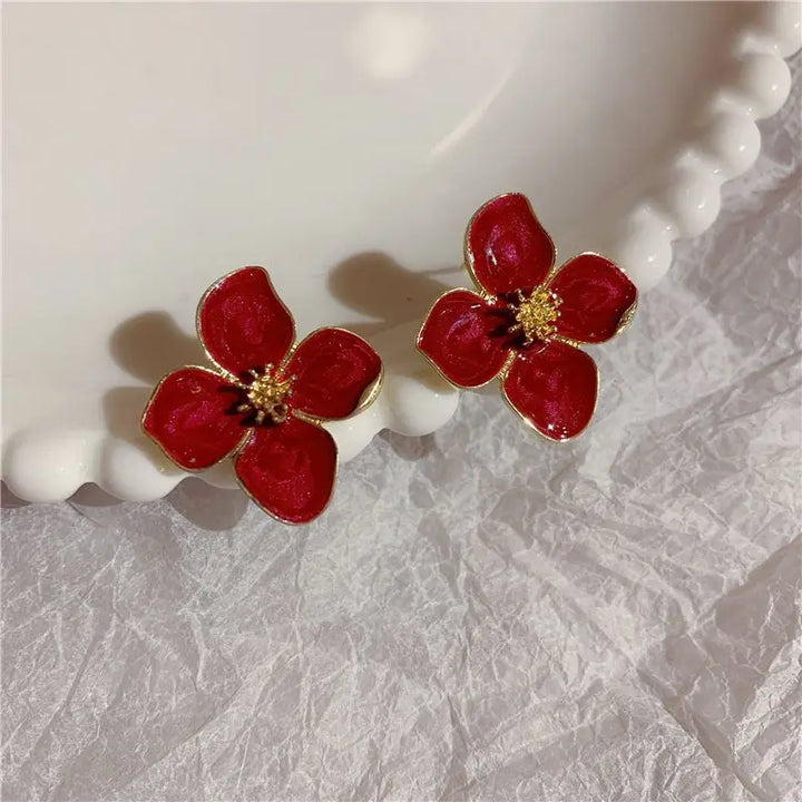 Seraphina Petal Crest Earrings