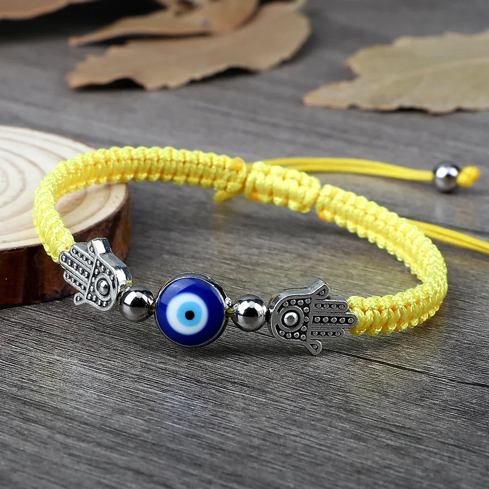 Braided Lucky Evil Eye Bracelets